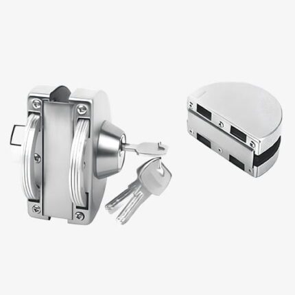 Glass To Glass Door Lock (Key & Knob)GDLK-02 - Glassco